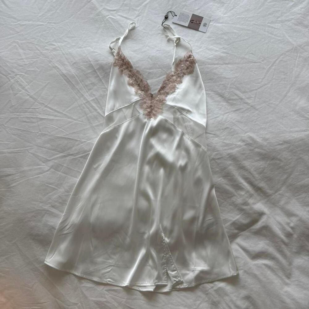 Bluebella white lace slip cami with adjustable straps